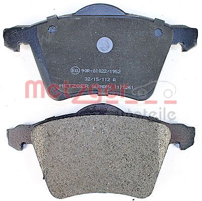 METZGER 1170261 Bremsbelagsatz, Scheibenbremse